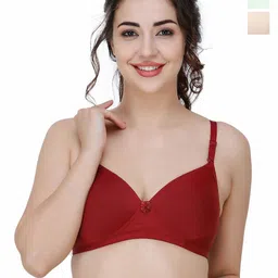 College Girl Full Coverage Lightly Padded Bra pack of 3-image-43