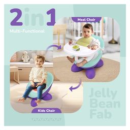 R For Rabbit Jelly Bean Booster Seat 2 in 1 Multi-Functional - Sea Green image 2