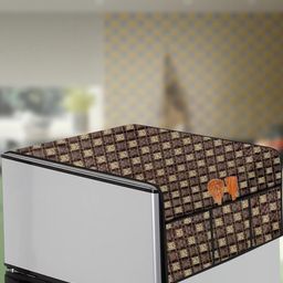 The Furnishing Tree Brown Plastic Refrigerator Cover-image-83