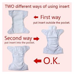 Domenico Cloth Diaper With Insert Pads Pack of 4 - Multicolour image 3