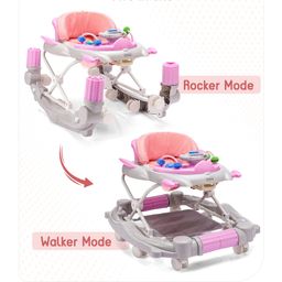 Babyhug Champ 2 in 1 Multifunctional Walker With Rocker Function - Grey image 3