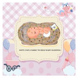 Toddylon New Born Baby Bedding Set Mattress with Mosquito Net and Pillow - Orange image 3