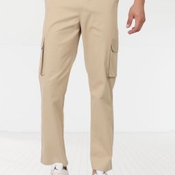 ASHTOM Men Relaxed Mid-Rise Regular Fit Cargos Trousers-image-56