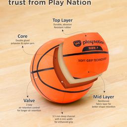 Play Nation Basketball size 7- Multicolor image 4