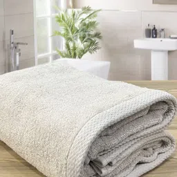 LABHAM Unisex Cream Bath Towels-1
