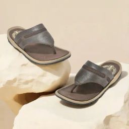 Woodland Men's Dark Brown Thong Sandals-picture-20