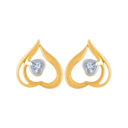 P.C. Chandra Jewellers 14 kt Gold & Diamond Earrings-picture-33