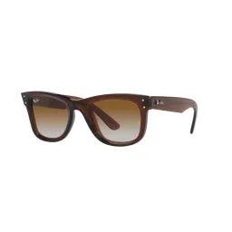 Ray-Ban Reverse  | Transparent Brown Sunglasses ( 0RBR0502S | Square | Brown Frame | Brown Lens ) image 2