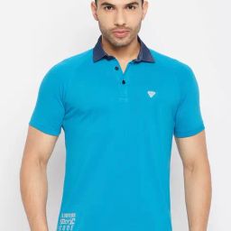 Club York Blue Regular fit Polo T-Shirt-picture-5