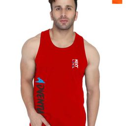 SLOWLORIS Pack Of 2 Typography Printed Bio-Wash Sleeveless T-shirt-picture-46