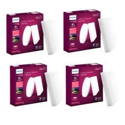Philips Polycarbonate 6W Square Surface LED Ceiling Light - Pack of 4 (Cool Day Light)-image-4