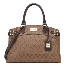 Guess Cocoa Hayworth Logo Satchel-picture-0
