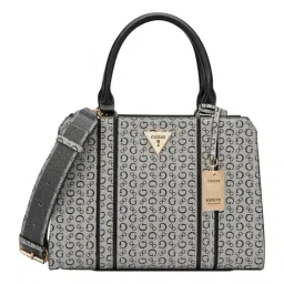 Guess Black Cassian Logo Satchel-picture-11