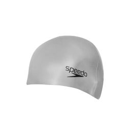 Speedo Unisex Silver-Toned Flat Silicone Swim Cap-50
