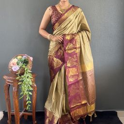 LeeliPeeri Designer Woven Design Zari Saree-picture-17