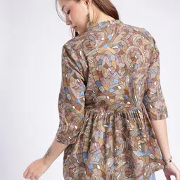 Anouk Rustic Abstract Printed A-Line Kurti image 3