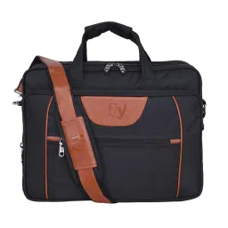 Leather World Fly Fashion Briefcase 15.6 inch Laptop office Messenger Bag for Men & Women (M)-picture-12