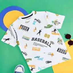 Pantaloons Junior White Cotton Printed T-Shirt-picture-20