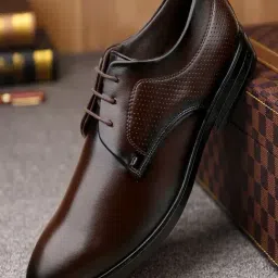 Bacca Bucci Men's VANCOUVER Maroon Derby Shoes-image-53