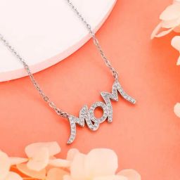 GIVA Anushka Sharma Love is Everywhere 92.5 Sterling Silver MOM Necklace for Women-image-61