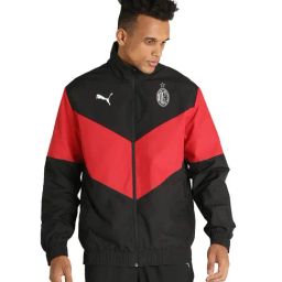 Puma Black & Red Colour-Block Jacket-image-13