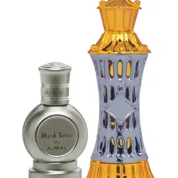 Ajmal Musk Rose Concentrated Perfume & Mizyaan Attar Gift Set for Unisex-6