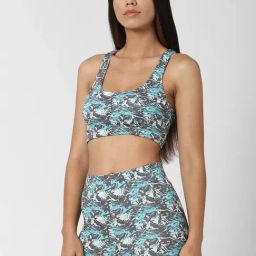 Forever 21 Grey Printed Sports Bra-picture-33