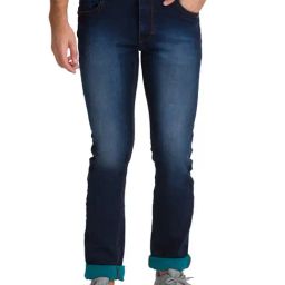 Parx Navy Tapered Fit Jeans-picture-48