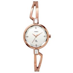 Timex Fria Women Silver Round Analog Watch - TWEL15100-picture-24