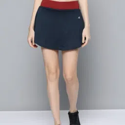 ALCIS Blue & Maroon Mini Skirt-image-36
