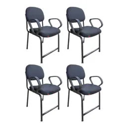 MR Plastic Visitor Chair Black (Set of 4 Pcs)-26