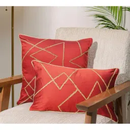 India Circus By Krshna Mehta Multi Cotton Blend Printed Cushion Covers-image-86
