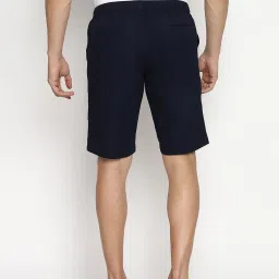 Van Heusen Athleisure Regular Fit Soft Touch Functional Pockets Shorts - Navy image 2