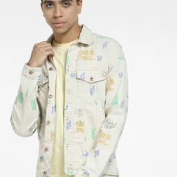 Jack & Jones Floral Cotton Denim Jacket-picture-35