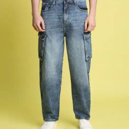 Bene Kleed Blue Low Distress Light Fade Jeans-image-3