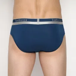 Van Heusen Regular Fit Colour Fresh Ultra Soft Solid Briefs - Deep Water image 2