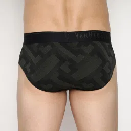 Van Heusen Regular Fit 4 Way Stretch Body Defining Fit Allover Print Briefs - SPP-17 image 2