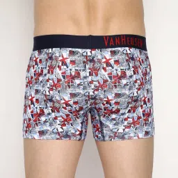 Van Heusen Regular Fit Colour Fresh No Ride Up Allover Print Trunks - CPW08 image 2