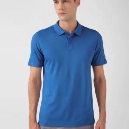 Reebok Blue Slim Fit Sports Polo-picture-12