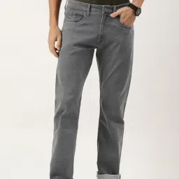 Peter England Jeans Grey Regular Fit Jeans-image-29