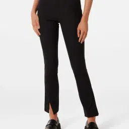 Forever New Black High Rise Pants-image-54