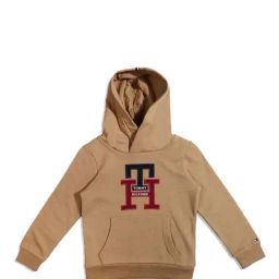 Tommy Hilfiger Kids Khaki Applique Hoodie-image-31