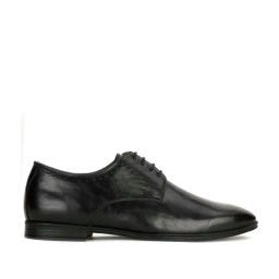 Bata Men's SANDY E Black Derby Shoes-picture-2