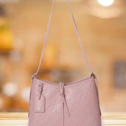 Magnolia Pink Textured Shoulder Bag-image-21