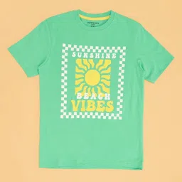 Pantaloons Junior Boys Typography Applique T-shirt-34