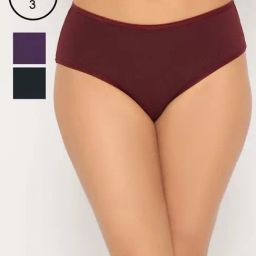 Clovia Multi Cotton Regular Fit Hipster Panties - Pack Of 3-image-82