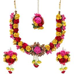 YouBella Stylish Traditional Multi Color Jewellery Set-49