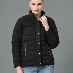 Mode By Red Tape Black Regular Fit Jacket-image-58