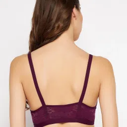 Clovia Purple Full Coverage Non-Wired Bra image 2