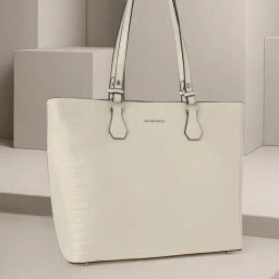 Allen Solly White Animal Effect Tote Handbag-74